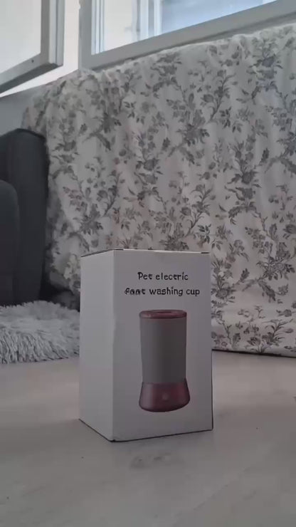 Pfoten-Waschbecher für Hunde & Katzen – Elektrisch & Wasserdicht